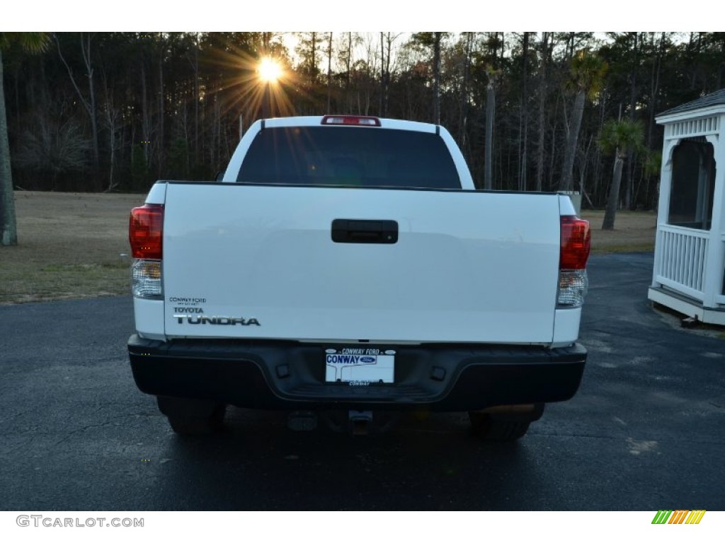 2011 Tundra Double Cab - Super White / Graphite Gray photo #6