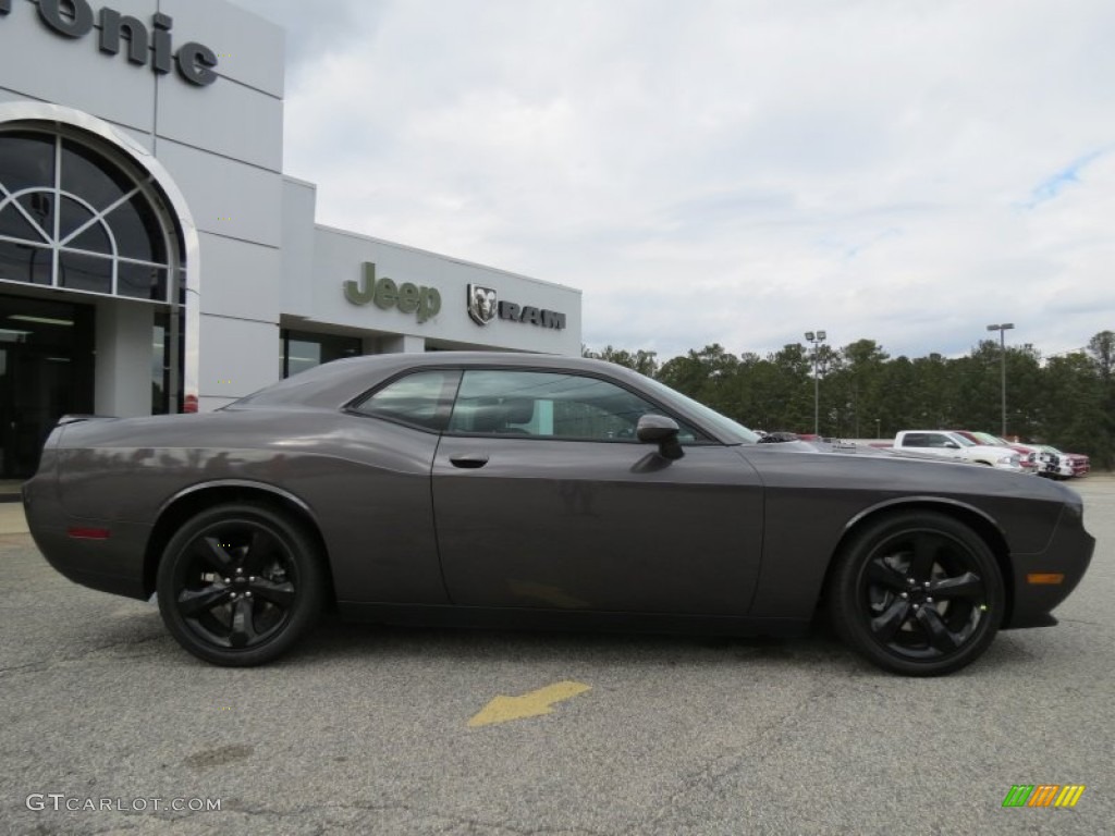 2013 Challenger R/T Plus Blacktop - Granite Crystal Metallic / Dark Slate Gray photo #8