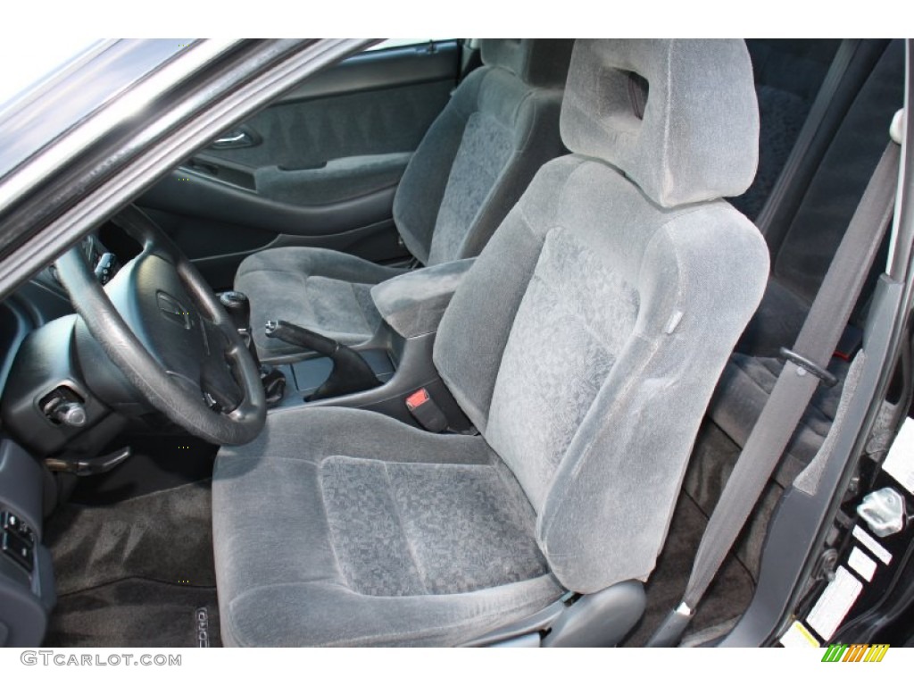 Charcoal Interior 2002 Honda Accord EX Coupe Photo #76833441