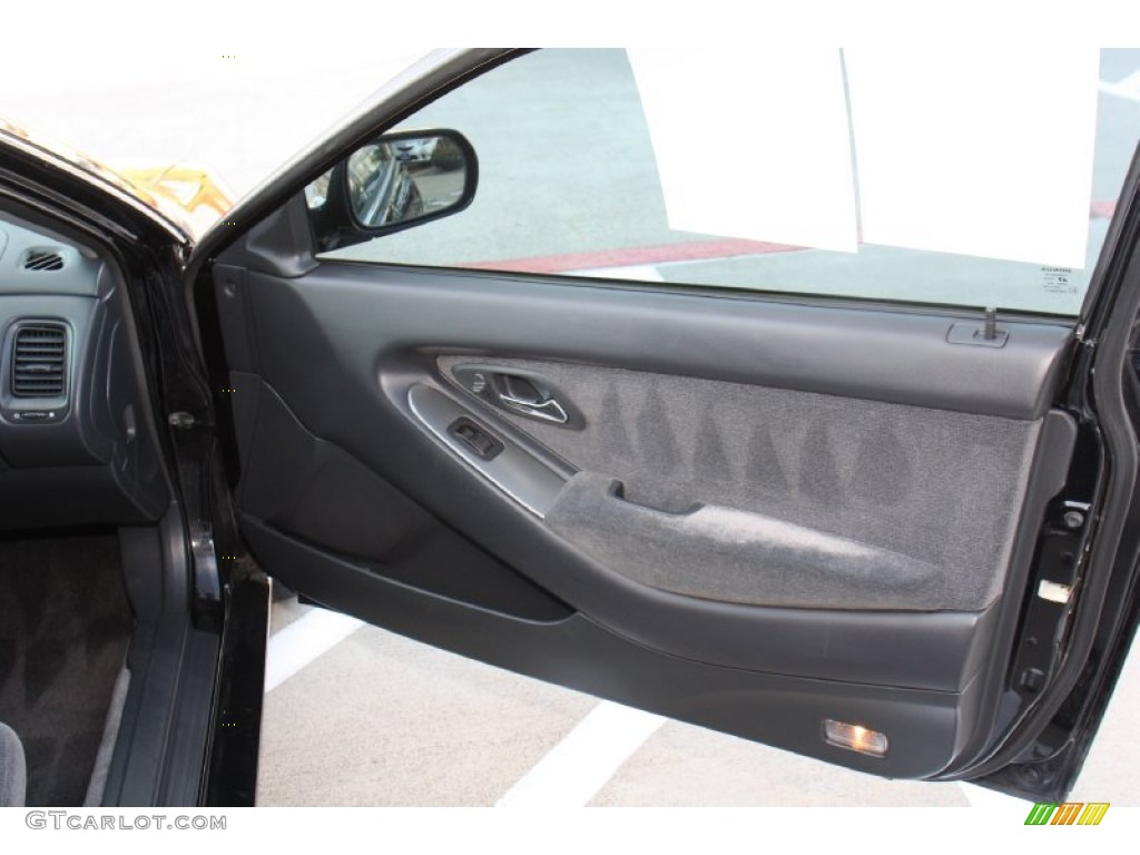 2002 Honda Accord EX Coupe Charcoal Door Panel Photo #76833498