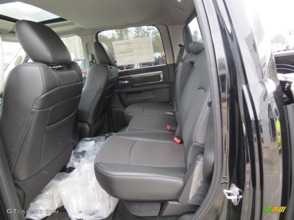 Black Interior 2013 Ram 1500 Sport Crew Cab 4x4 Photo #76833840