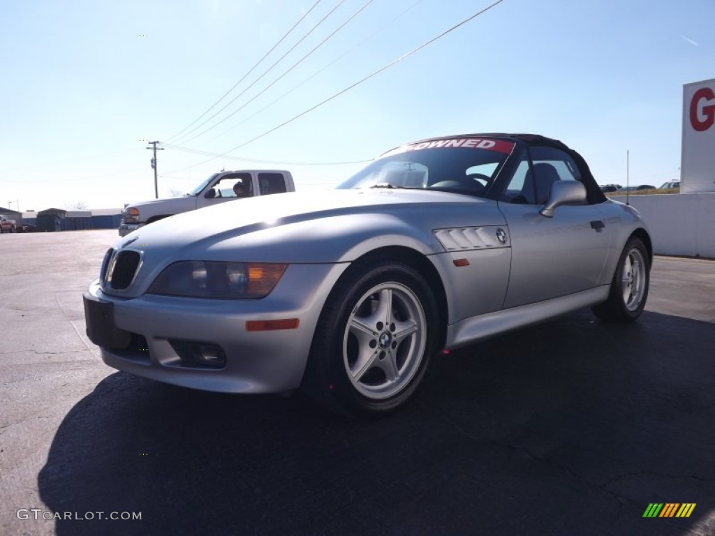 1997 Z3 1.9 Roadster - Arctic Silver Metallic / Black photo #3