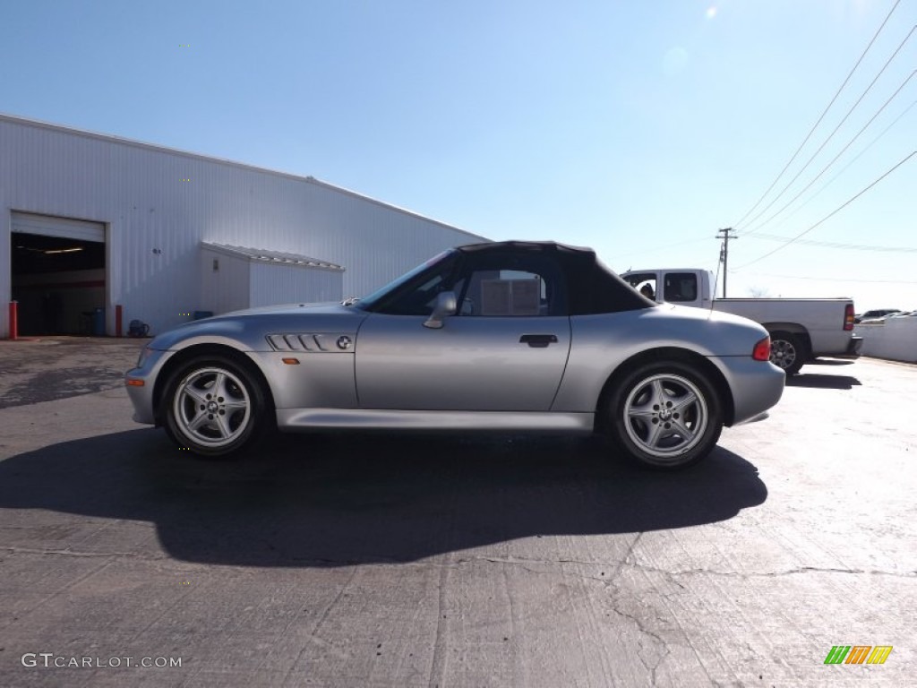 1997 Z3 1.9 Roadster - Arctic Silver Metallic / Black photo #4