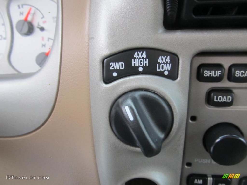 2002 Ford Explorer Sport Trac 4x4 Controls Photo #76834719