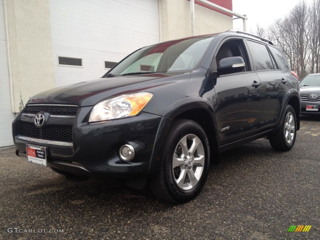 2010 RAV4 Limited 4WD - Black Forest Pearl / Ash Gray photo #1