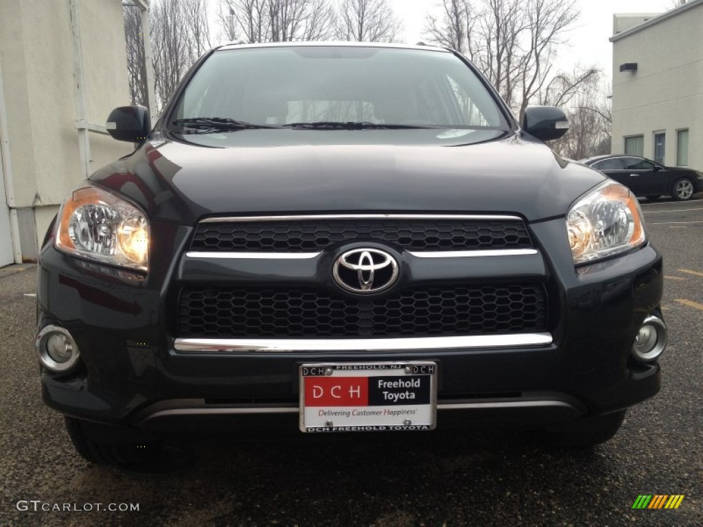 2010 RAV4 Limited 4WD - Black Forest Pearl / Ash Gray photo #2