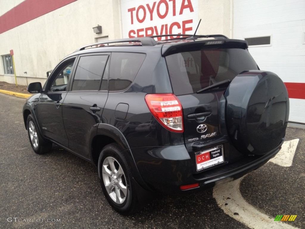 2010 RAV4 Limited 4WD - Black Forest Pearl / Ash Gray photo #4