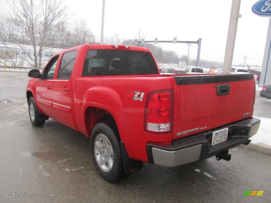 Fire Red 2013 GMC Sierra 1500 SLE Crew Cab 4x4 Exterior Photo #76835094