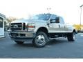 2009 Pueblo Gold Metallic Ford F350 Super Duty Lariat Crew Cab 4x4 Dually  photo #1