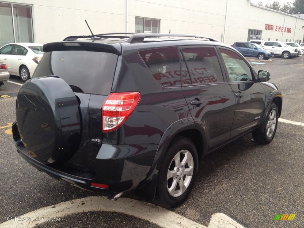2010 RAV4 Limited 4WD - Black Forest Pearl / Ash Gray photo #6