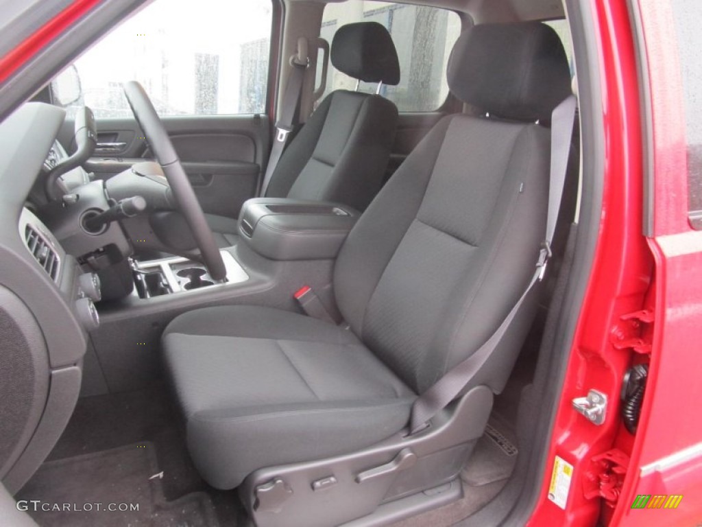 Ebony Interior 2013 GMC Sierra 1500 SLE Crew Cab 4x4 Photo #76835148
