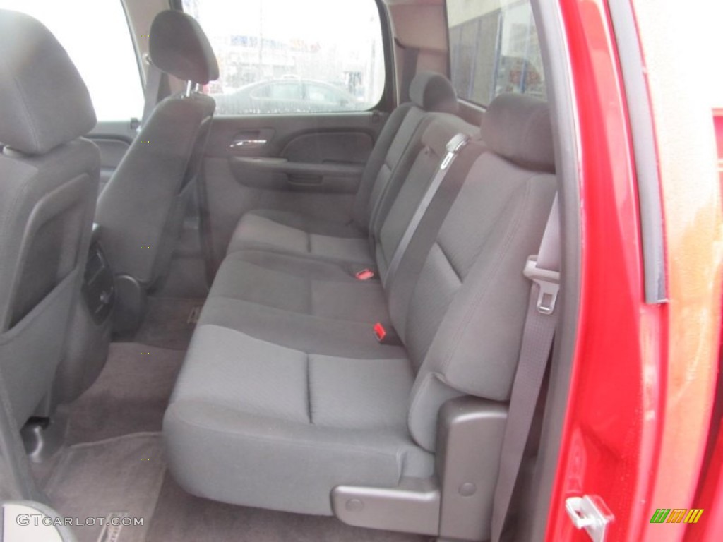Ebony Interior 2013 GMC Sierra 1500 SLE Crew Cab 4x4 Photo #76835157