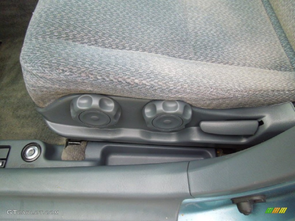 2000 Civic EX Sedan - Iced Teal Pearl / Gray photo #9