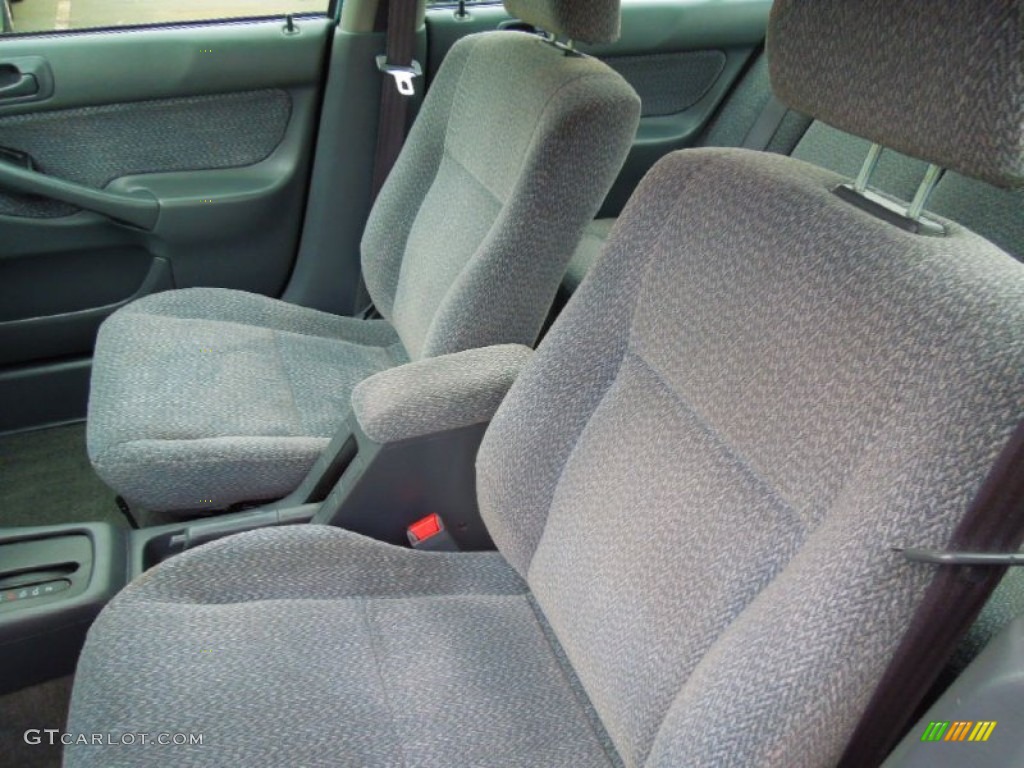 2000 Civic EX Sedan - Iced Teal Pearl / Gray photo #10