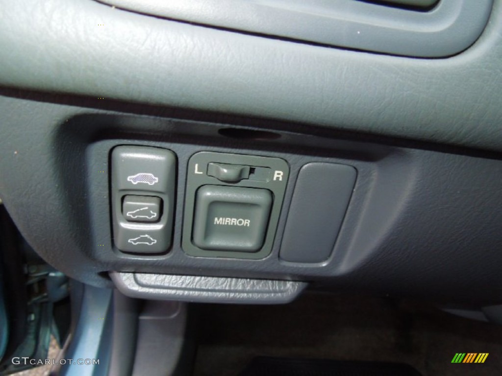 2000 Civic EX Sedan - Iced Teal Pearl / Gray photo #13