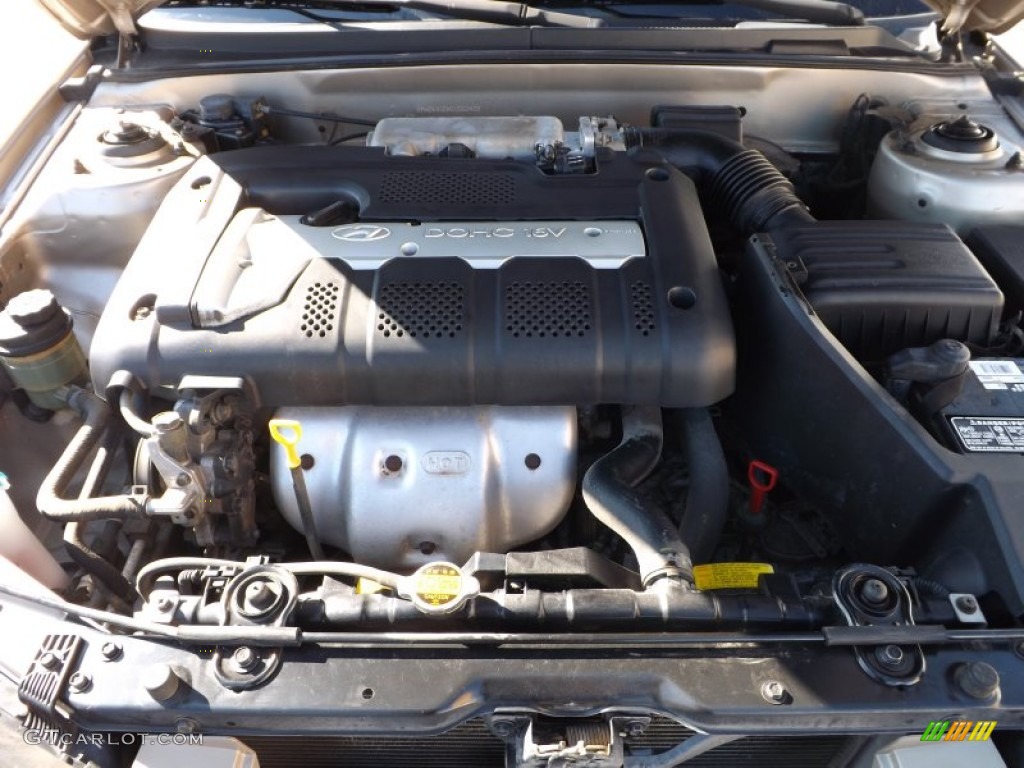 2002 Elantra GLS Sedan - Champagne Beige / Beige photo #19