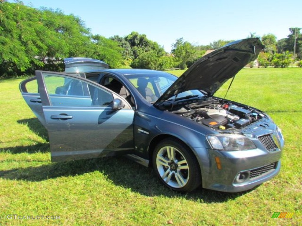 2009 G8 Sedan - Pacific Slate Metallic / Onyx photo #93