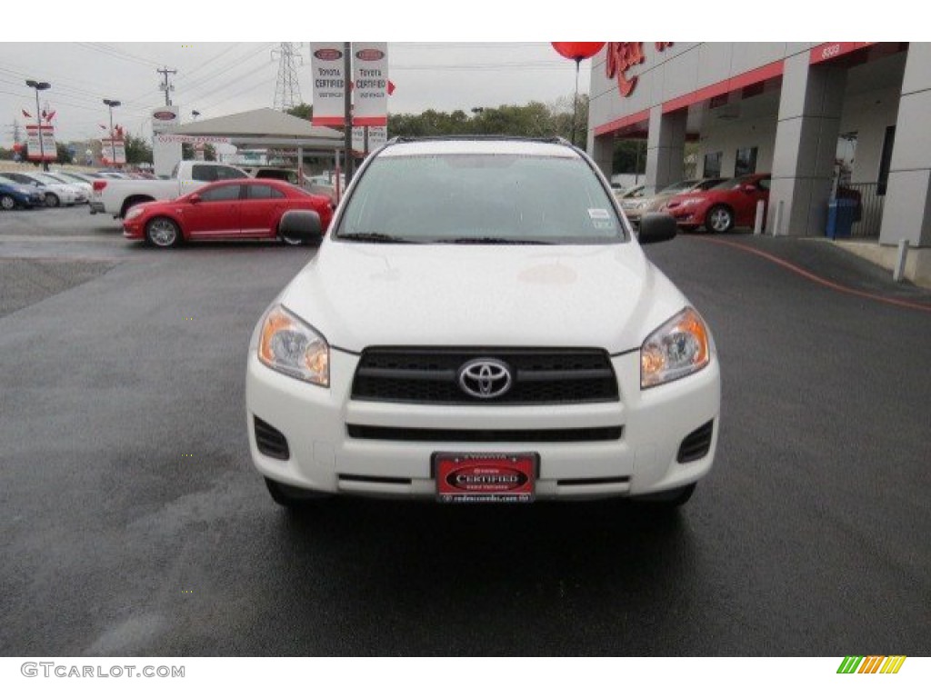 2011 RAV4 I4 4WD - Super White / Ash photo #2