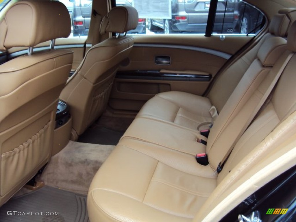 Natural Brown Interior 2008 BMW 7 Series 750Li Sedan Photo #76836735