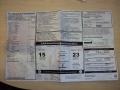 2008 BMW 7 Series 750Li Sedan Window Sticker