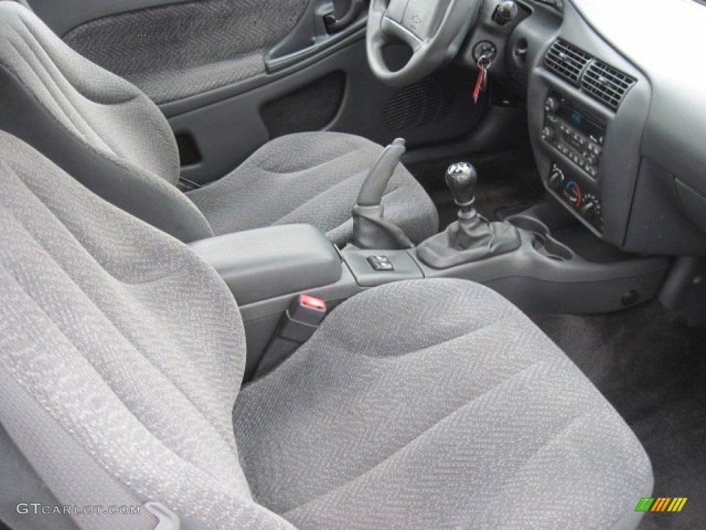 Graphite Interior 2002 Chevrolet Cavalier LS Sport Coupe Photo #76839041