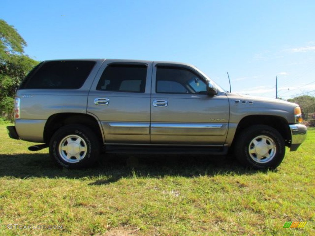 2003 Yukon SLT - Pewter Metallic / Neutral/Shale photo #13