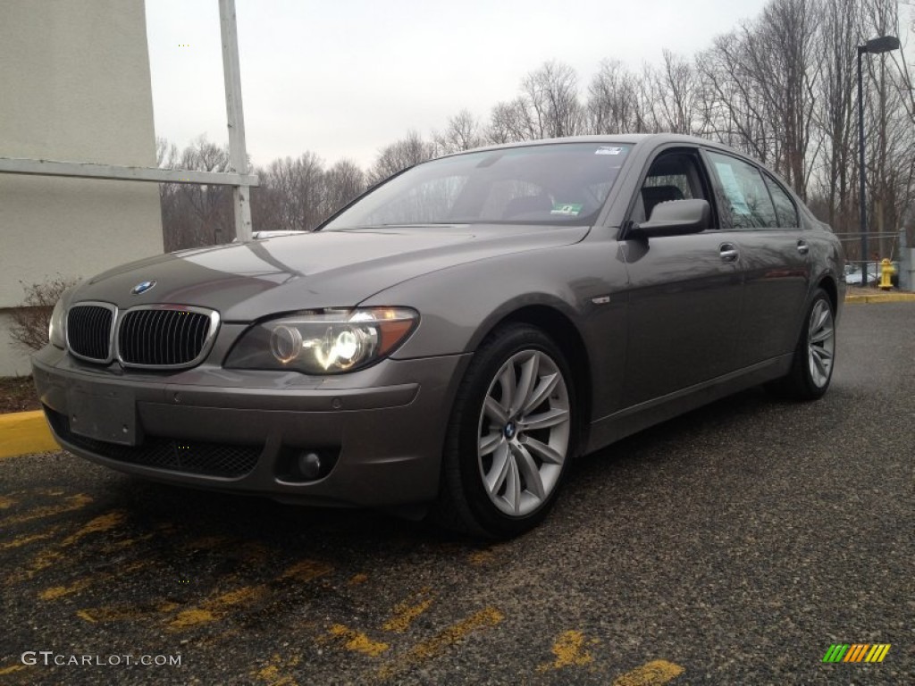 Titanium Grey Metallic 2007 BMW 7 Series 750Li Sedan Exterior Photo #76839135