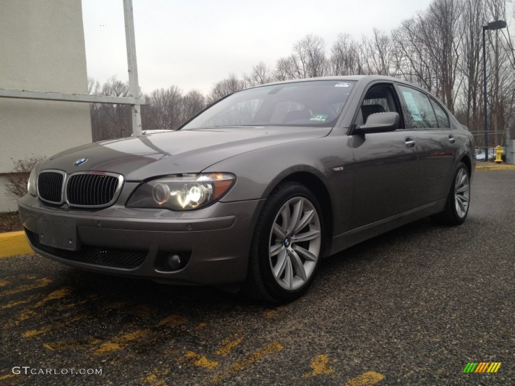 2007 7 Series 750Li Sedan - Titanium Grey Metallic / Flannel Grey photo #1