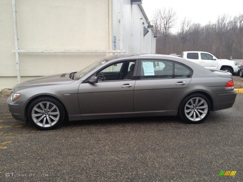 Titanium Grey Metallic 2007 BMW 7 Series 750Li Sedan Exterior Photo #76839192