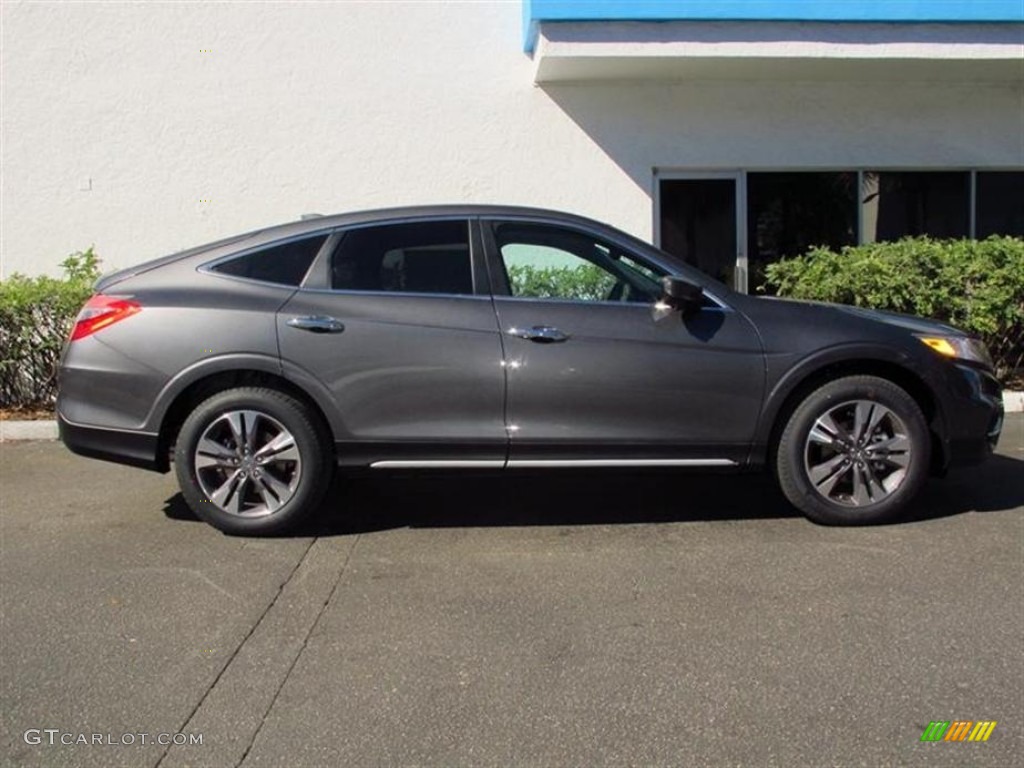 Polished Metal Metallic 2013 Honda Crosstour EX-L V-6 4WD Exterior Photo #76839720