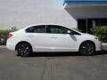 2013 White Orchid Pearl Honda Civic EX-L Sedan  photo #2