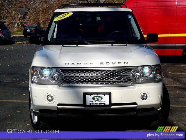 2007 Range Rover Supercharged - Chawton White / Jet Black photo #24