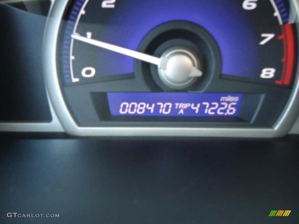 2010 Civic LX Sedan - Crystal Black Pearl / Gray photo #20