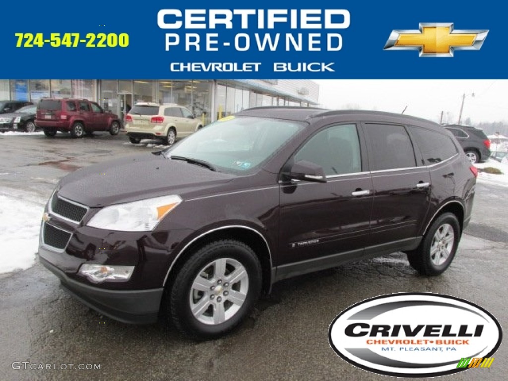 Dark Cherry Metallic Chevrolet Traverse