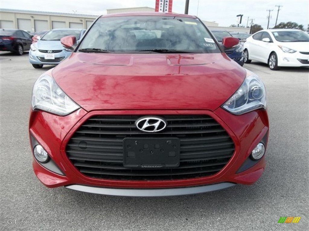 Boston Red 2013 Hyundai Veloster Turbo Exterior Photo #76842738