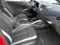 Black 2013 Hyundai Veloster Turbo Interior Color