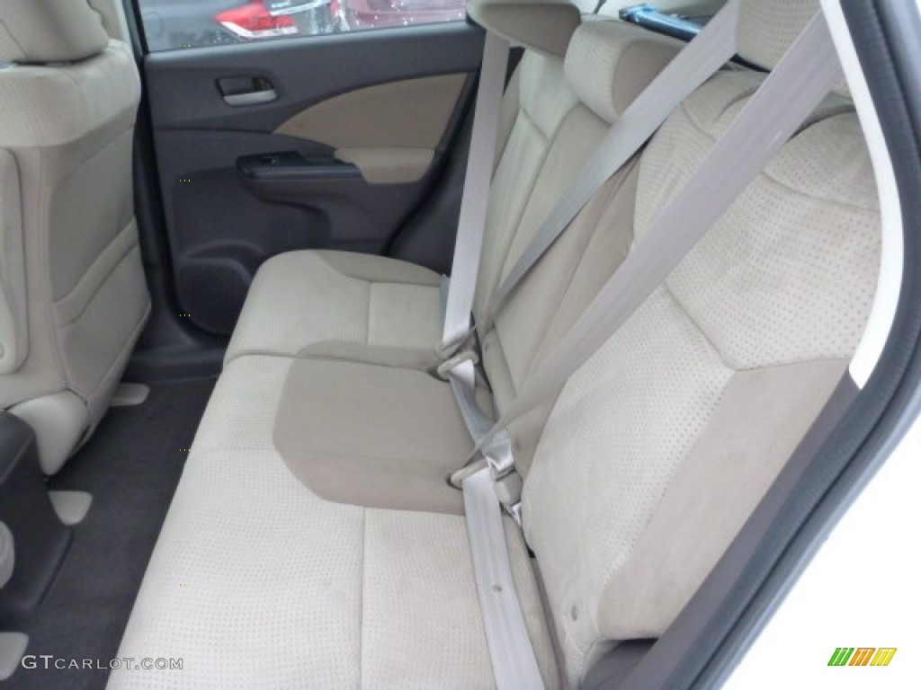 2013 CR-V EX AWD - White Diamond Pearl / Beige photo #11