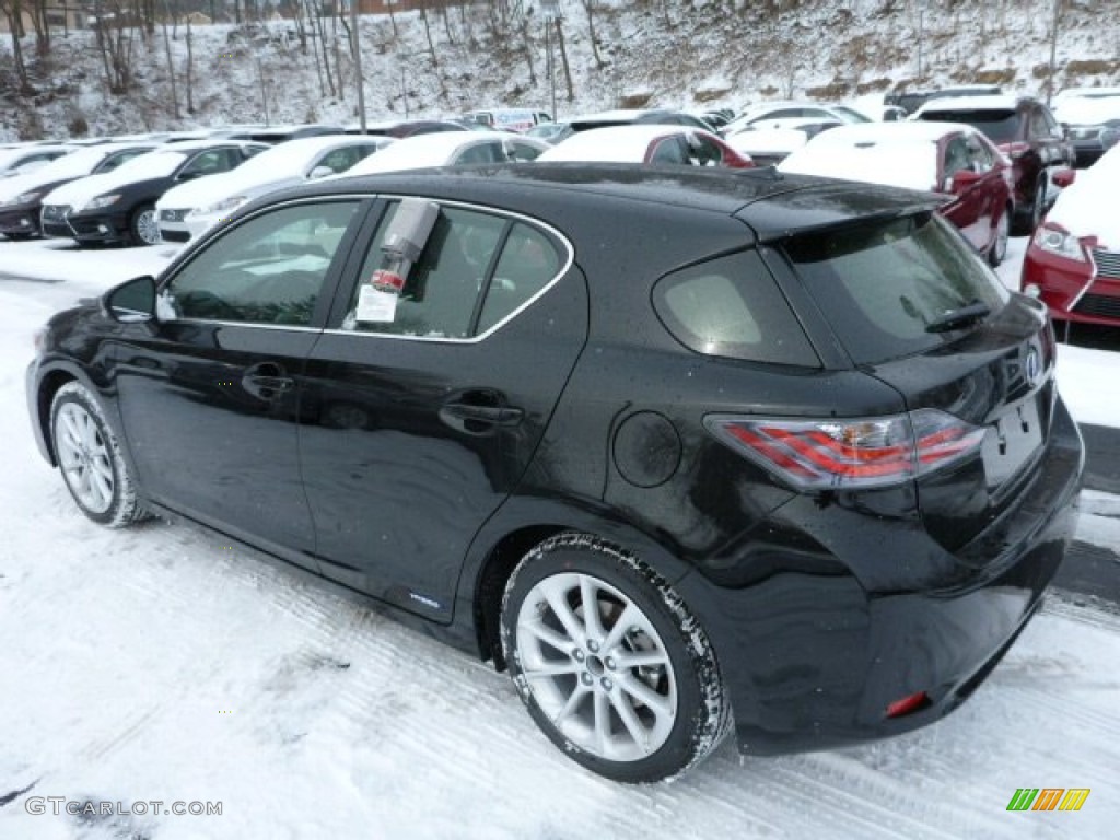 Obsidian Black 2013 Lexus CT 200h Hybrid Exterior Photo #76843641