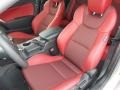Red Leather/Red Cloth Front Seat Photo for 2013 Hyundai Genesis Coupe #76843668