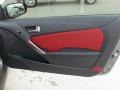 Red Leather/Red Cloth Door Panel Photo for 2013 Hyundai Genesis Coupe #76843710