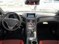Red Leather/Red Cloth Dashboard Photo for 2013 Hyundai Genesis Coupe #76843752