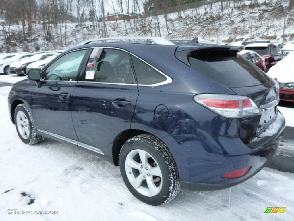 2013 RX 350 AWD - Deep Sea Blue Mica / Parchment/Espresso Birds Eye Maple photo #2