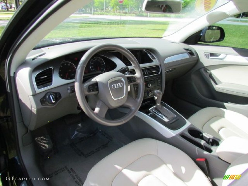 Light Grey Interior 2009 Audi A4 2.0T Premium quattro Sedan Photo #76847772