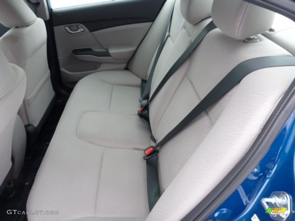 2013 Honda Civic LX Sedan Rear Seat Photo #76847820