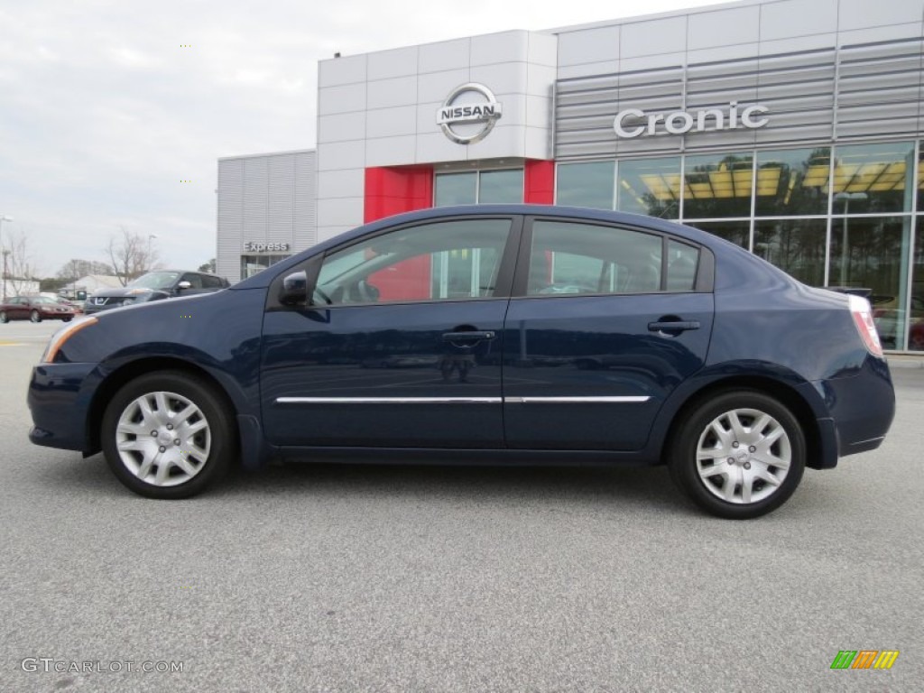 2012 Sentra 2.0 S - Blue Onyx / Charcoal photo #2