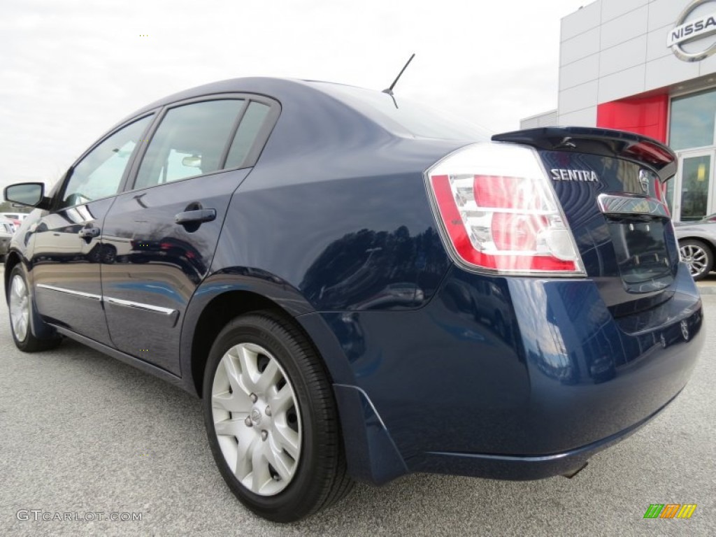 2012 Sentra 2.0 S - Blue Onyx / Charcoal photo #3