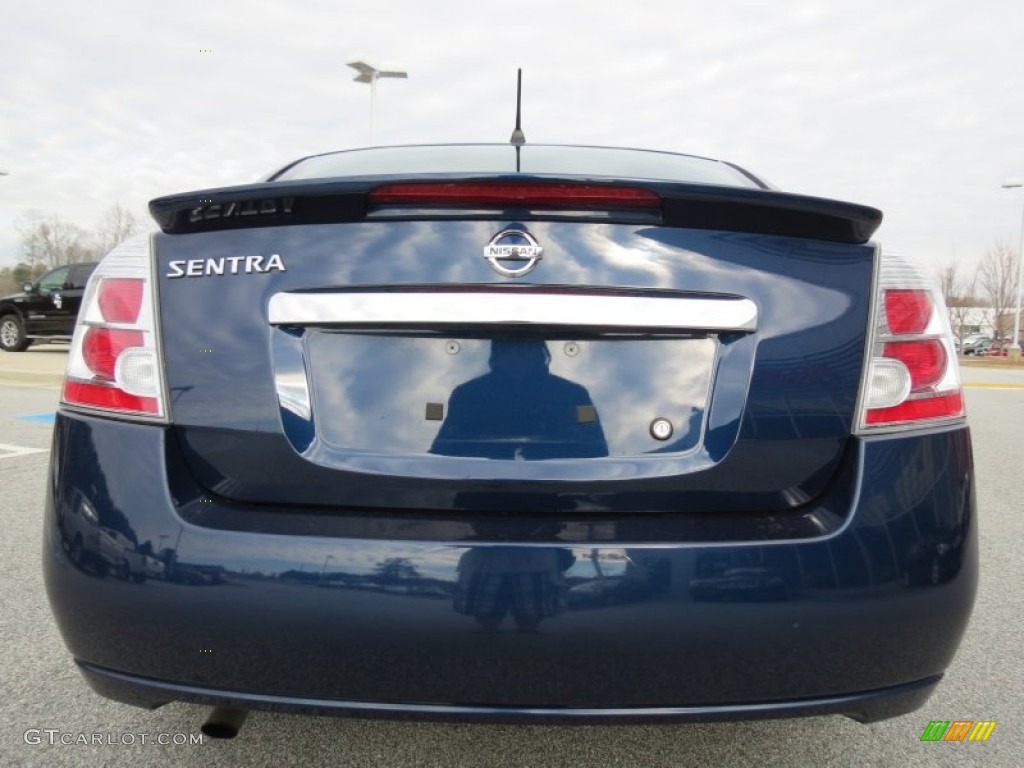 2012 Sentra 2.0 S - Blue Onyx / Charcoal photo #4