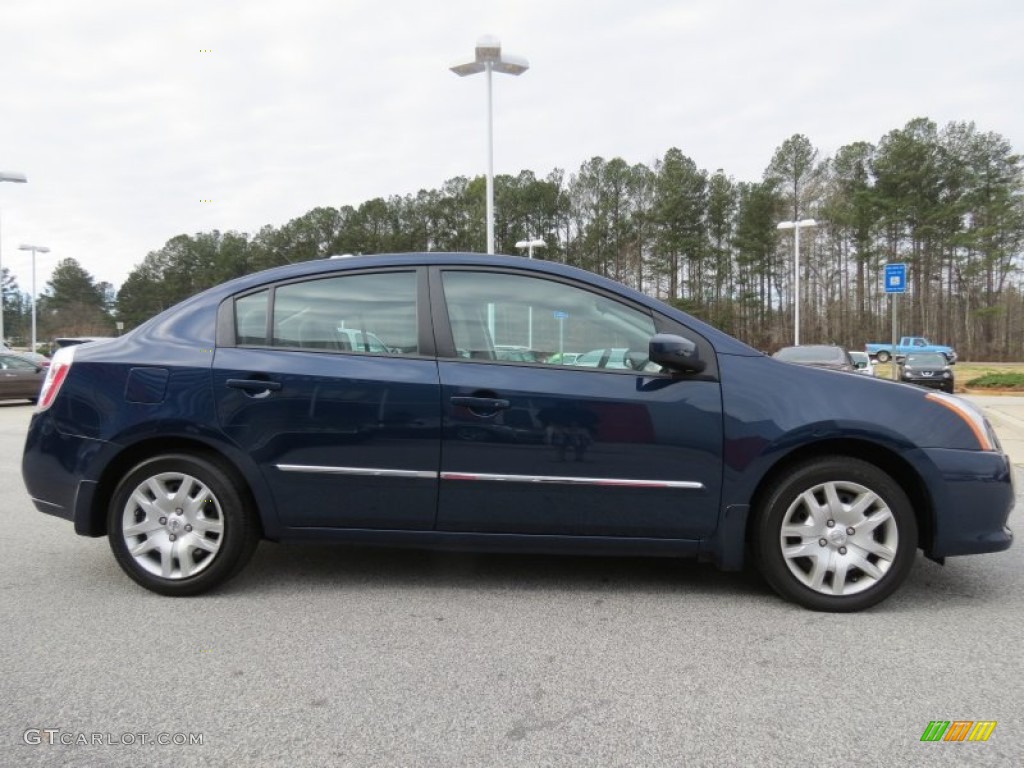 2012 Sentra 2.0 S - Blue Onyx / Charcoal photo #6