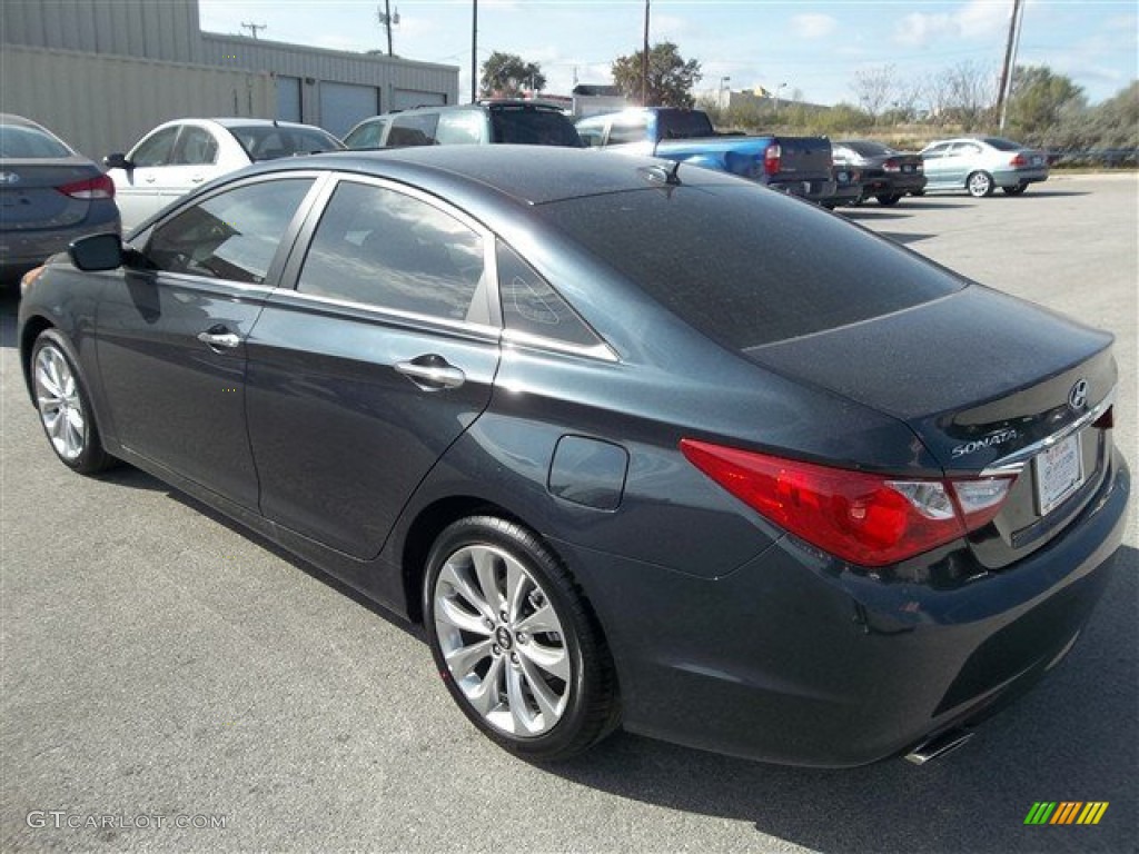 2013 Sonata SE - Pacific Blue Pearl / Gray photo #4