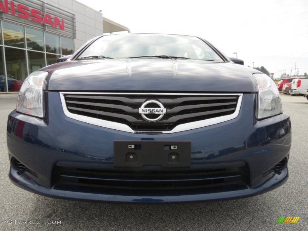 2012 Sentra 2.0 S - Blue Onyx / Charcoal photo #8